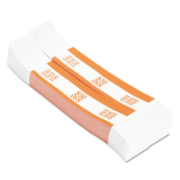 Pap-R Products Currency Straps, Orange, $50 In Dollar Bills, 1000 Bands-pack freeshipping - TVN Wholesale